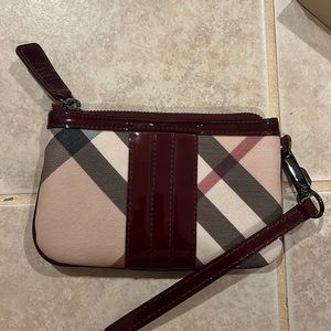 Burberry wristlet